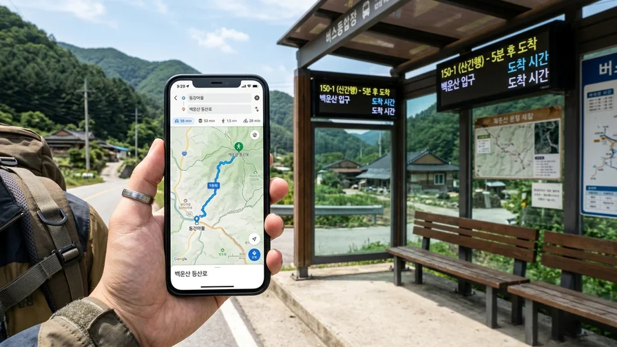 한국 명산 대중교통